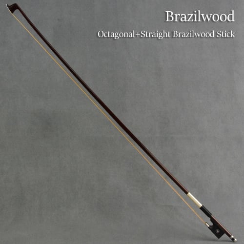 Brazilwood Violin Bow, Octagonal, Full Size, for Beginners