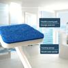 Sponges Shower Cleaning Brush, Handle with Interchangeable Heads - Detachable Floor And Wall Scrubbing Brush