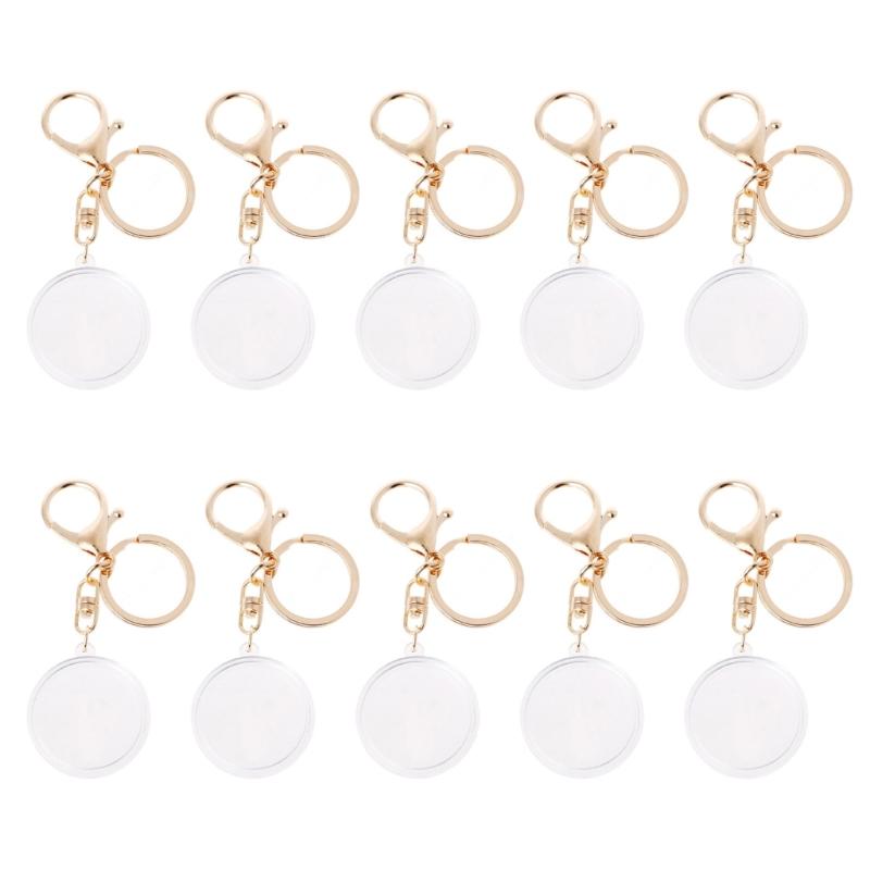 

10pcs Coin Box Keychain Hanging Pendant Decorative Boys BIrthday Festival 1 золотий