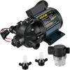 VEVOR Spülpumpe, 12V DC, 26 L/min(7 GPM) 4bar(60 PSI), Max. 3 m(10 Fuß) Selbstansaugende Wasserpumpe, mit EPDM-Ventil