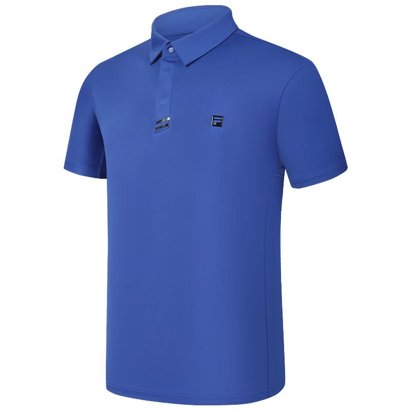 FILA Men s Knitted Short-Sleeve Golf Polo Shirt L