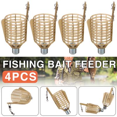4 pièces 20g carpe pêche appât mangeoire leurre support piège pêche Cage panier