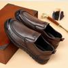 FashionRetro Cow Leather Loafers for Men Spring Autumn New Designer Soft-soled Men's Dress Shoes Fashion Solid Color Casual Shoes Male
