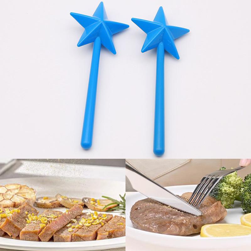Star Salt Shakers Creative Long Hand Plastics Salt Pepper Magic Wands Seasoning Container Household