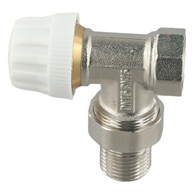 M30x1.5mm Thread Brass Angle Valve 85 Tilt Positioning Ambient Temperature Control For Heating Systems For Home Heating