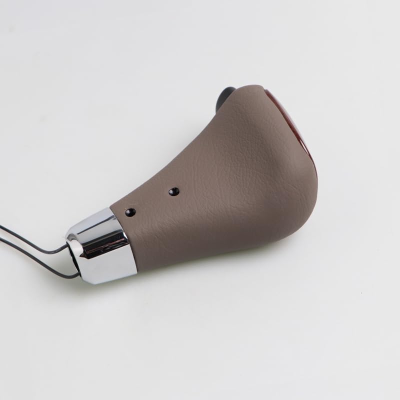 Land Cruiser 80 Model Wood Combination Shift Knob Beige Leather Brown Wood Grain Land Cruiser 80 Mid-late