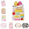 Kids Study Planner First and Last Day of School Board Sign for Kids, Reusable Wooden Cute Desktop Decor Chalkboard Sign, Writing Daily Notes Schedules