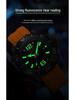 Oufanni Men's Rotating Bezel Quartz Watch - Waterproof, Douyin Style, High-Value with Single Calendar
