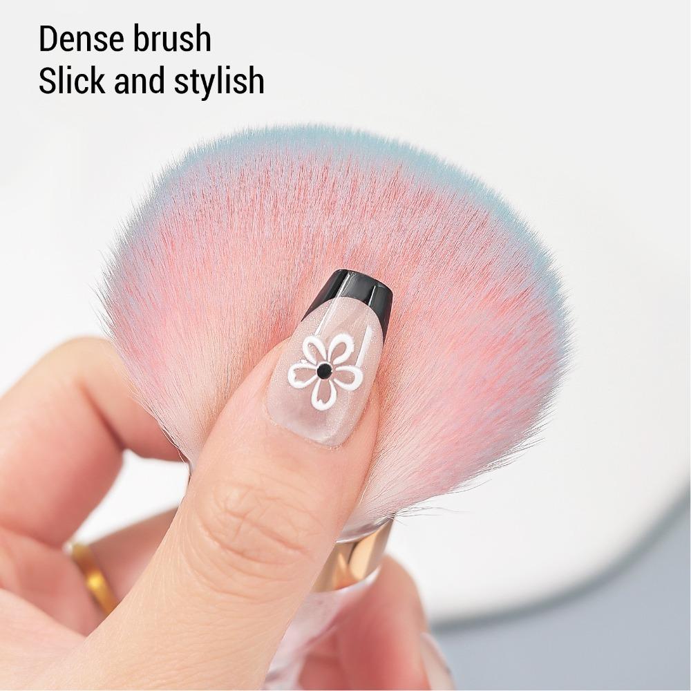 Soft and Fluffy Bristle Hourglass Nail Dust Cleaner Hourglass Manicure Cleaning Brush  DIY Manicure