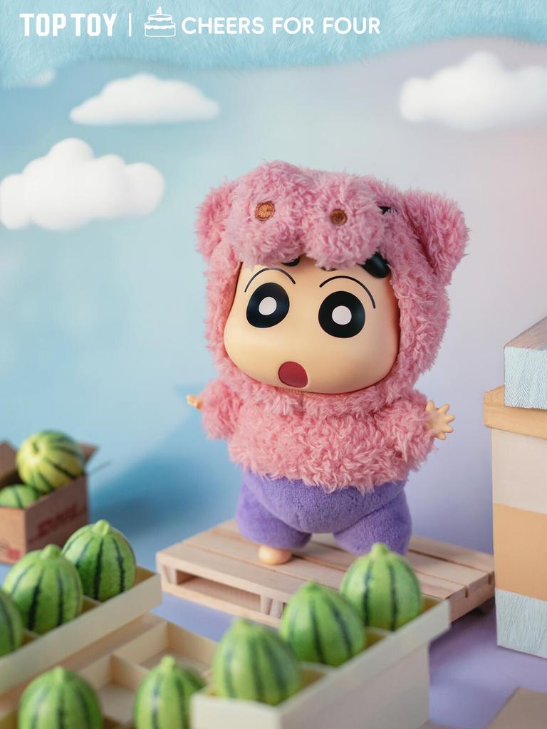Original Crayon Shin-Chan Blind Box Costume Party Series Vinyl Doll Anime Action Figure Mystery Box Collection Model Toy Gift