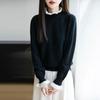 Women Sweater 100% Wool MODERN NEW SAGA Turtleneck Knit Pullover Thick Winter Jumpers Female Knit Tops