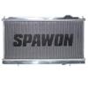 SPAWON Fit Mitsubishi FTO DEA Aluminum Car Radiator Petrol V6 2.0L 6cyl 1994-2001 Automatic & Manual AT MT 2Row 1999 2000 2001