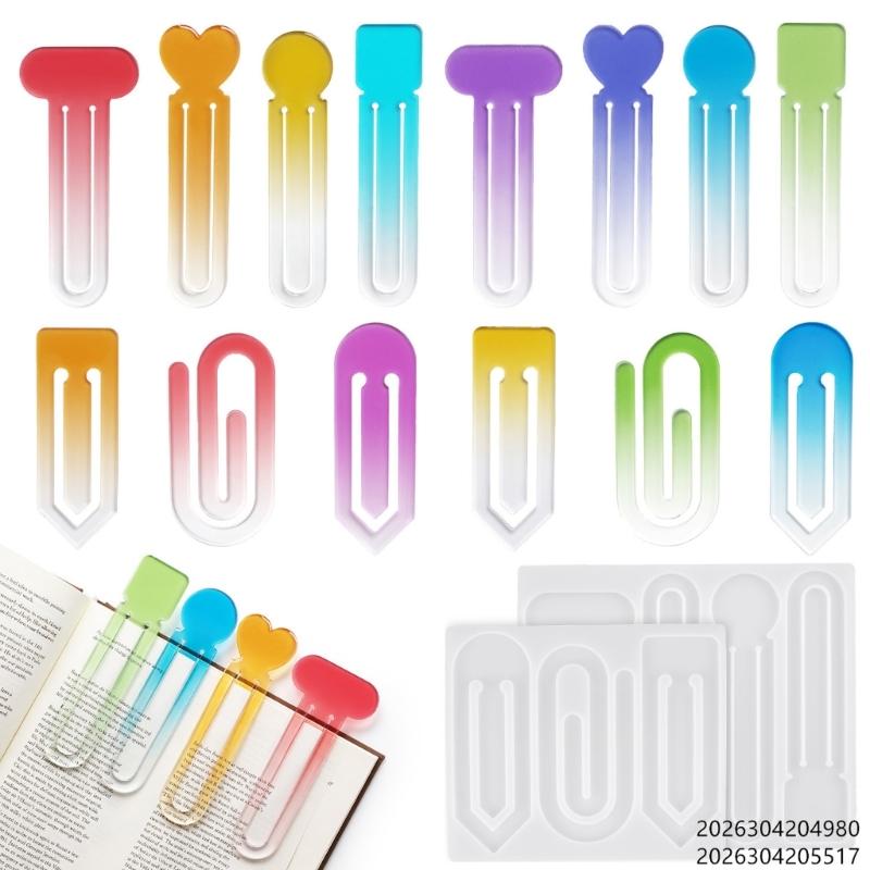 Resin Bookmark Mold for Creating Decorative Page Holders for Marking Your Place In Books, Notebooks, or Reading Folders