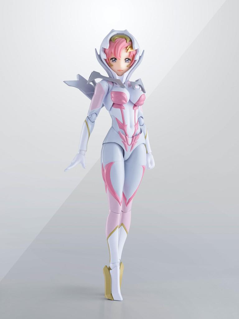 Lacus Clyne Suit Reproduction PVC Approximately Complete Figure S.H.Figuarts (Pilot Ver.) Ride-On Set, & ABS, 130mm, Pre-painted