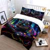 Colorful Leopard Art Set Décor Soft Comfortable Duvet Cover Bedding Set Included 1*Duvet Cover & 2*Pillowcases, Gift