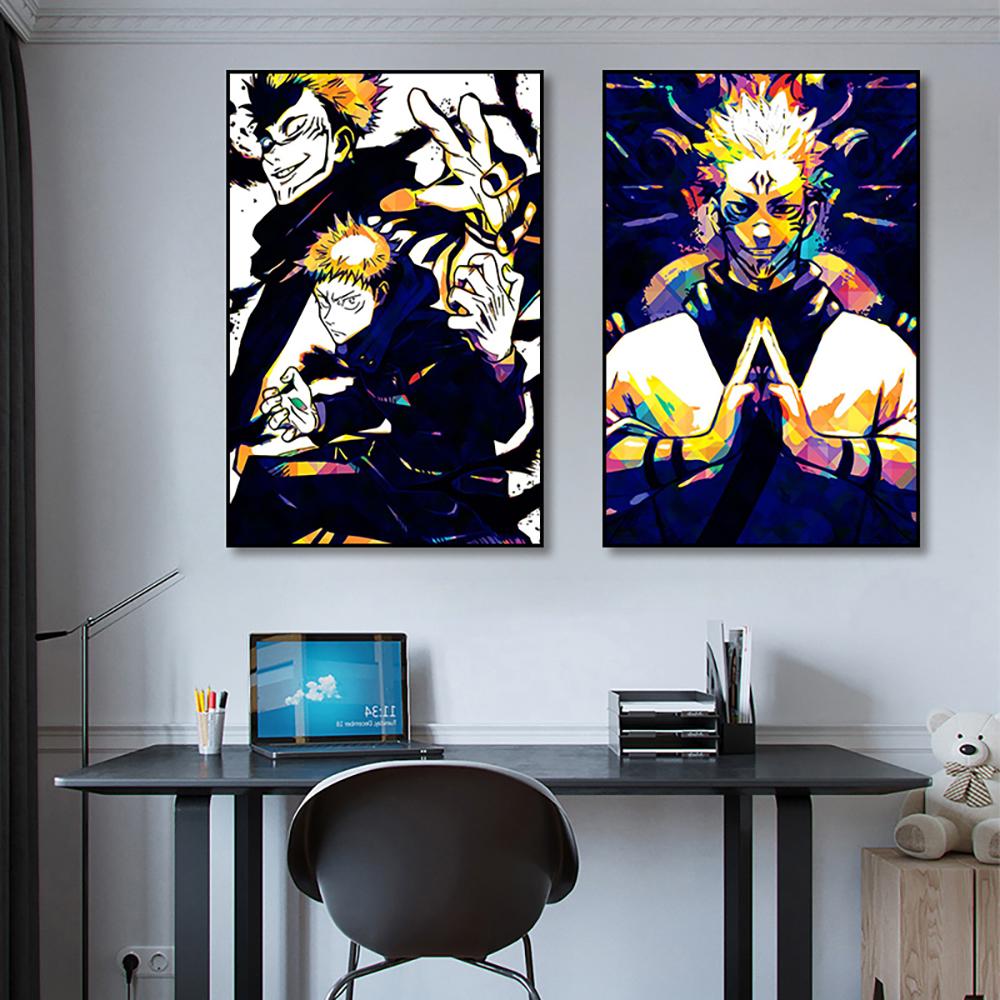 Jujutsu Kaisen Anime Canvas Poster Gojo Satoru Character Decoration Painting Kids Room Art Murals Modern Home Wall Decor Picture
