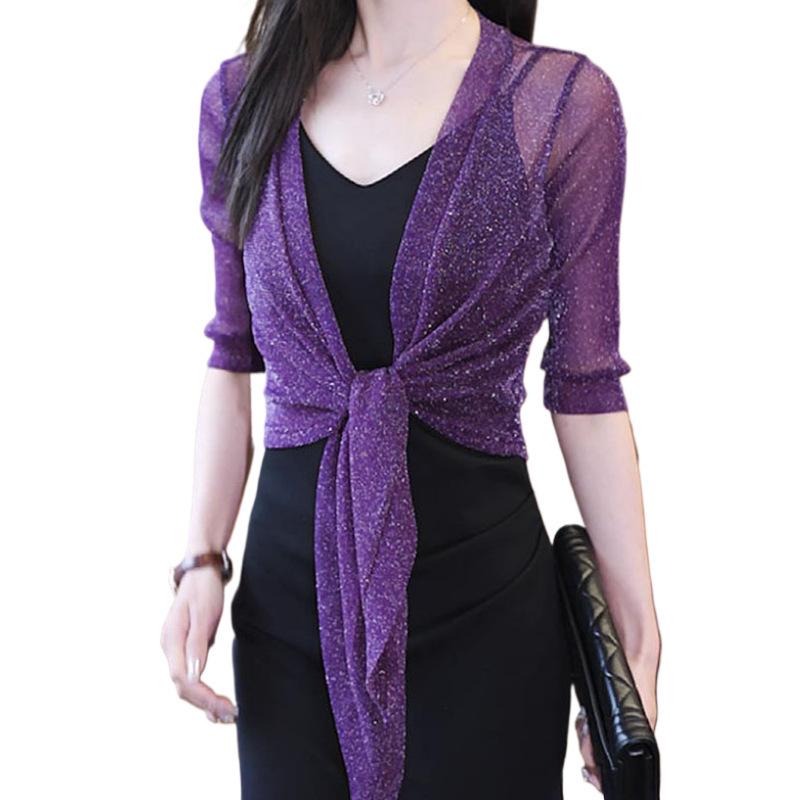 Elegant Women's Chiffon Shawl Dress - Summer Wedding Party Cover-up & Silk Pashmina Scarf
