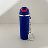 3pcs Plastic Mini Bottle Keychains Serving as Lip Balm Cases Practical Decorative Item for Daily Use Portable