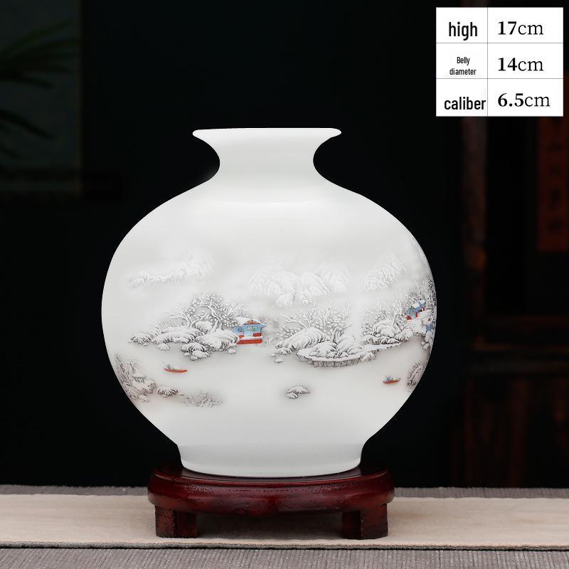 Jingdezhen Ceramic Vases - Chinese Home Decor for TV Cabinets & Shelves