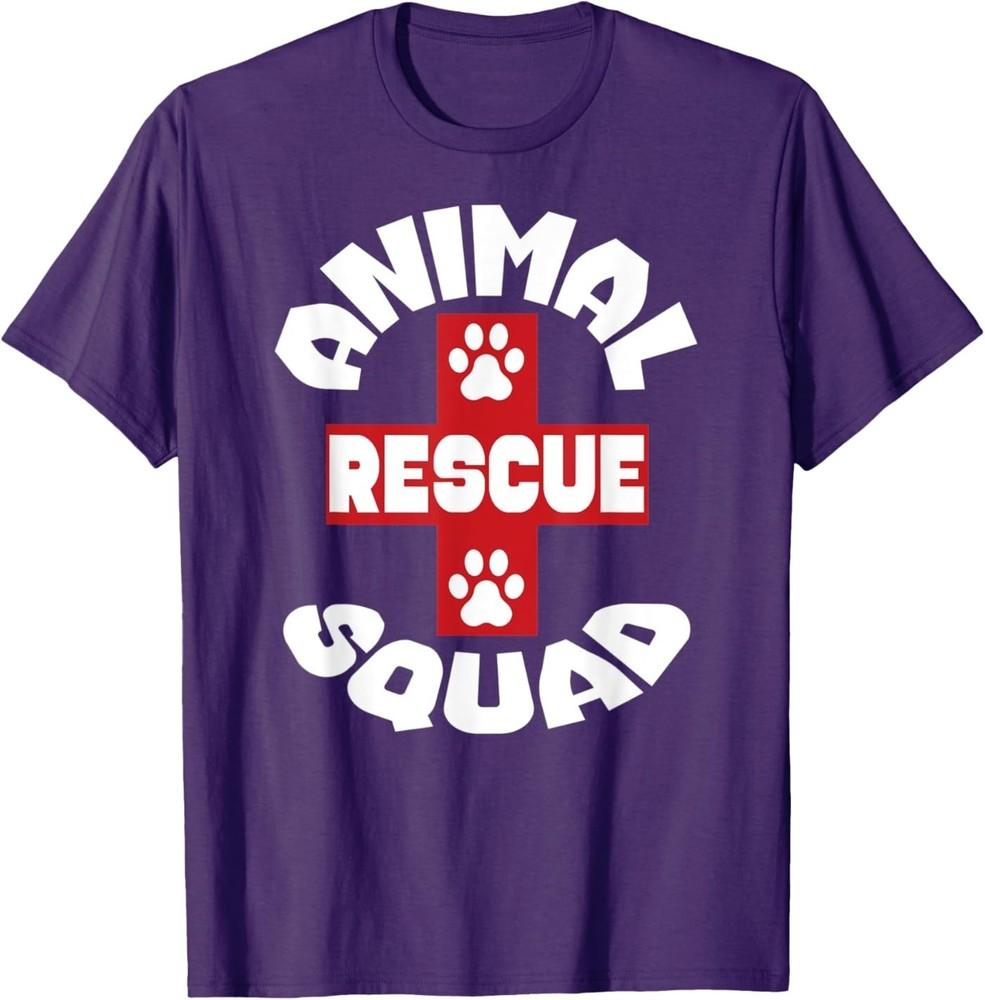 

Animal Rescue Squad T-Shirt - Dog Cat Pet Lover T-Shirt 2XL
