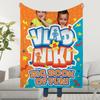 Blanket Throw Super V-Vlad Cosy And Plush Living Room Sofa Couch Childish N-Niki Birthday Gifts