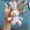 Adorable Bunny Plush Keychain Cartoon Doll Backpack Charm Cake Gift Bouquet