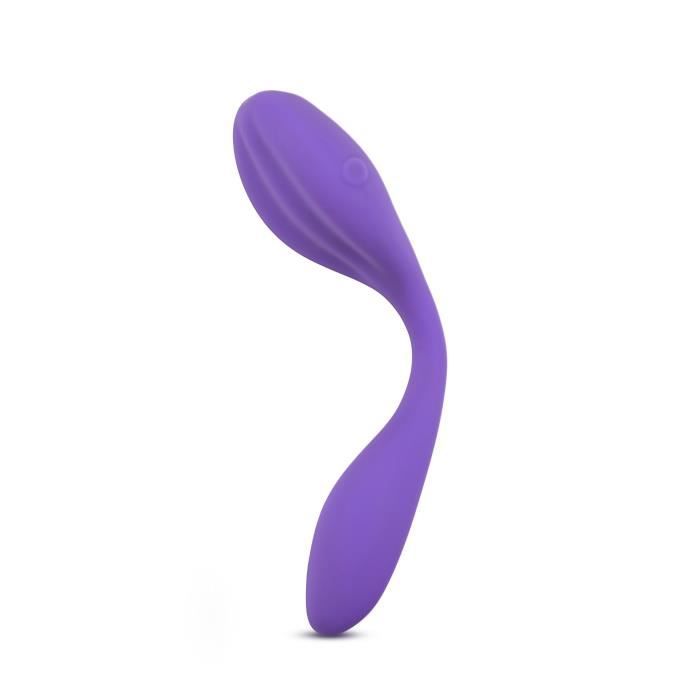 Vibromasseur - WELLNESS - Duo de bien-être - Violet - Silicone - Rechargeable