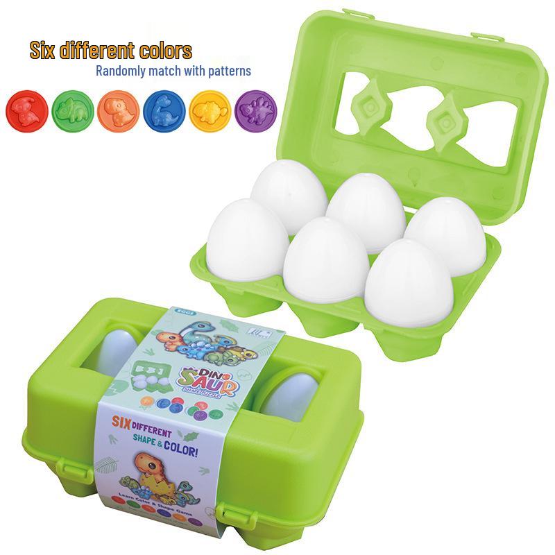 Early Education Children's Stackable Shape and Color Matching Eggs