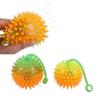 The Dark Glowing Hair Flash Ball Glowing Elastic Ball Toy Led Light Up Toy Elastic Glow Hair Ball