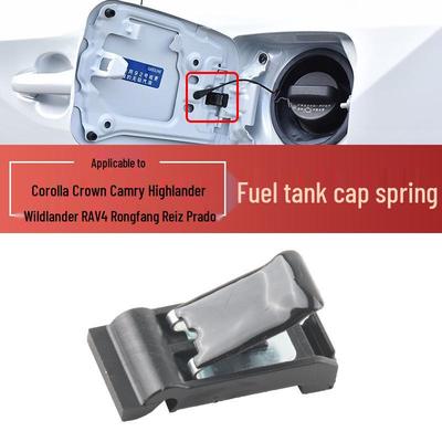 77360-35040: Compatible Fuel Tank Cap Spring Clip for RAV4, Rongfang, Weilanda, Camry, Reiz, Corolla.