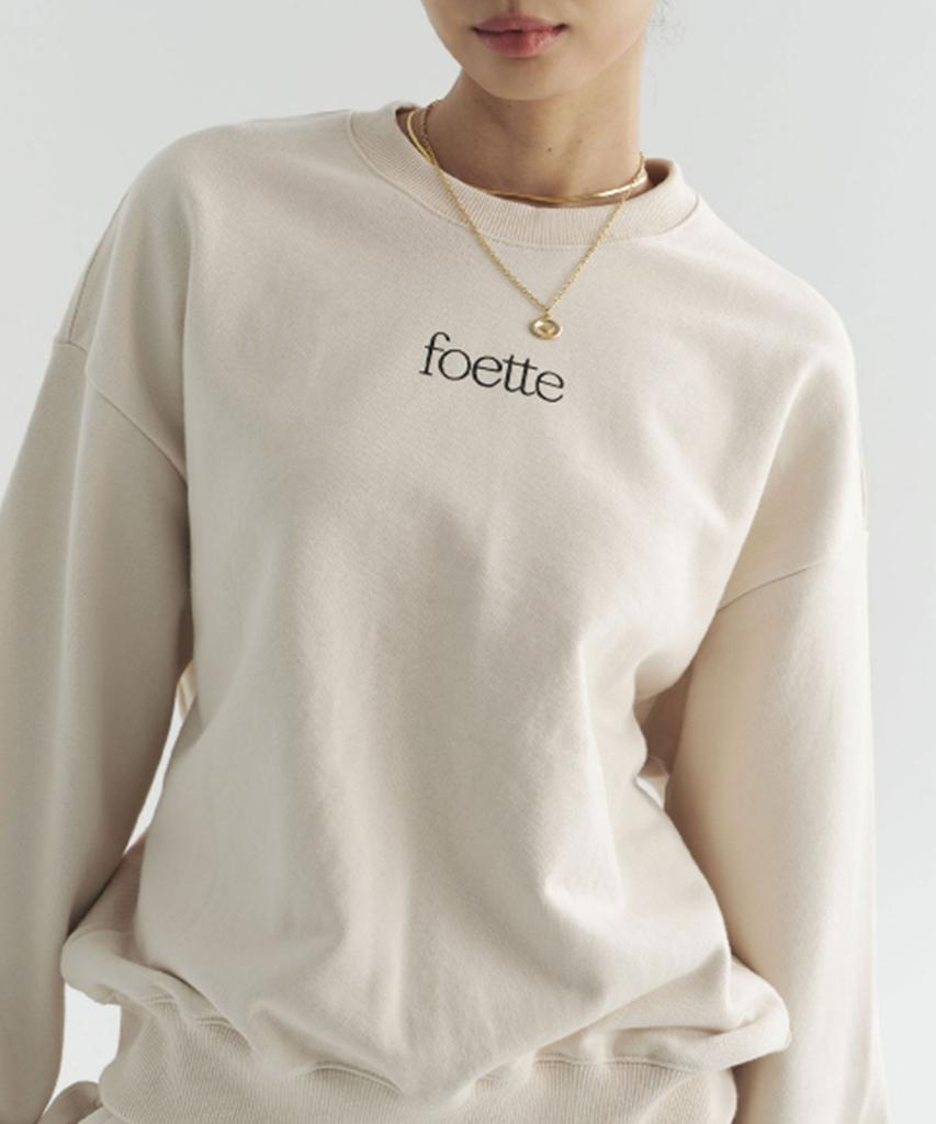 FOETTE Oversized Sweatshirt - Beige