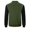 Pull zippé pour homme à col montant et sweat à manches longues