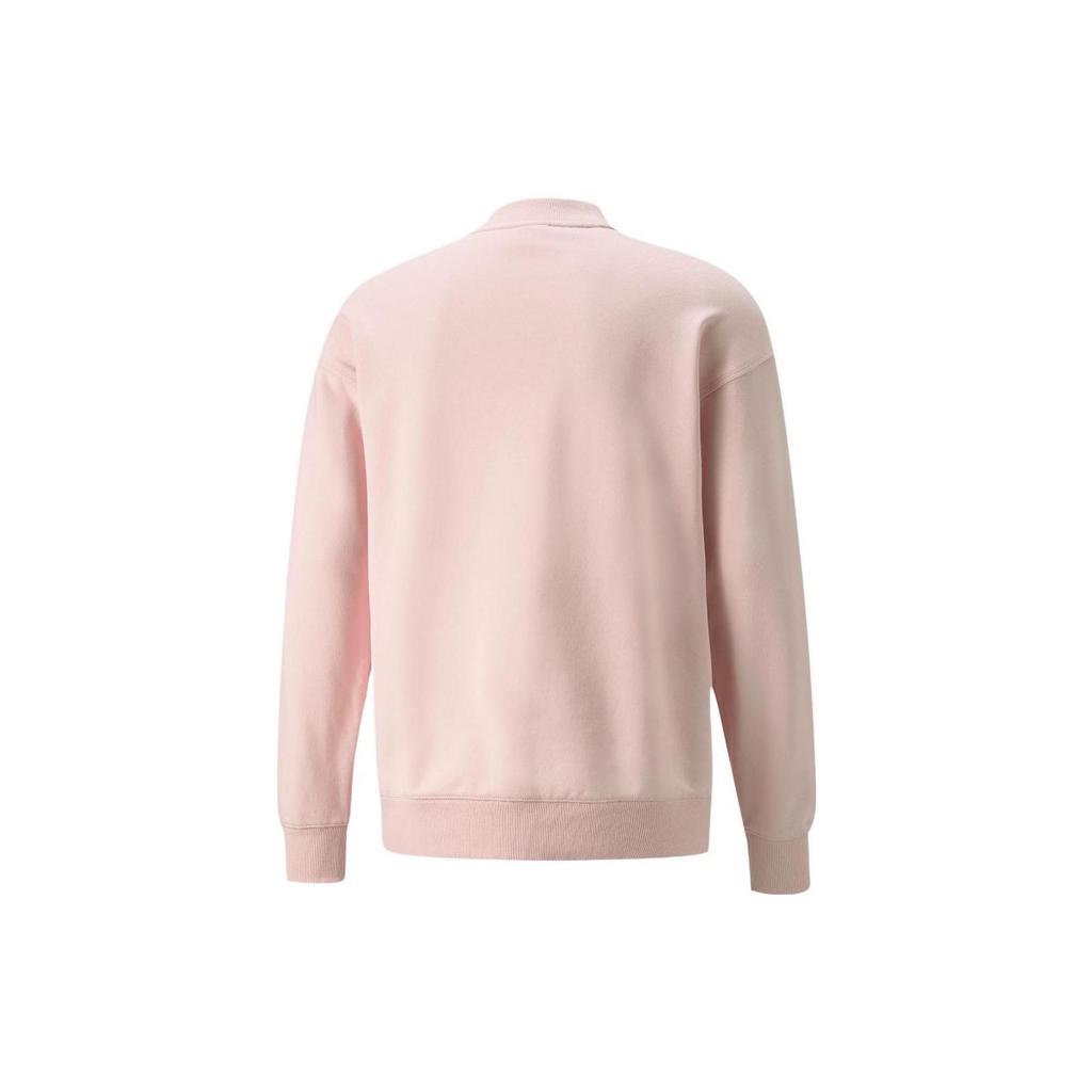 Puma Casual Printed Mock Neck Sweatshirt Men Tops Lotus-Pink 533102-36