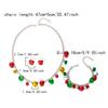 Christmas Bell Choker Necklace For Women Trendy Jingle Bell Xmas Pendant Clavicle Chain New Year Party Jewelry Gift