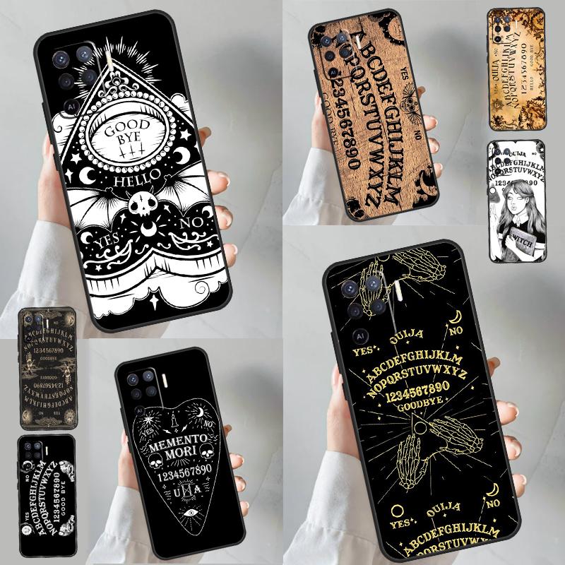 OUIJA BOARD Case For OPPO A96 A76 A16 A54 A74 A94 A98 A78 A5 A9 A15 A17 A77 A52 A72 A53S A57S A79 Cover