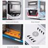 1:42 New Energy Bus Alloy Model Diecast Car Toys Sound Light Pull Back Doors Opened Miniature Vehices Children'S Puzzle Toy Gift