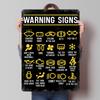 Luci di Emergenza Auto Divertenti Targhetta in Latta Poster Arte da Parete Personalizzato Segnali Metallici Retrò Vintage per Man Cave Decorazione Decorazione Scrivania Casa
