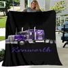 1pc Blanket - Kenworth LOGO Print Design, Lightweight Blanket for Sofa, Bed- Soft &Warm, Gift for All Seasons