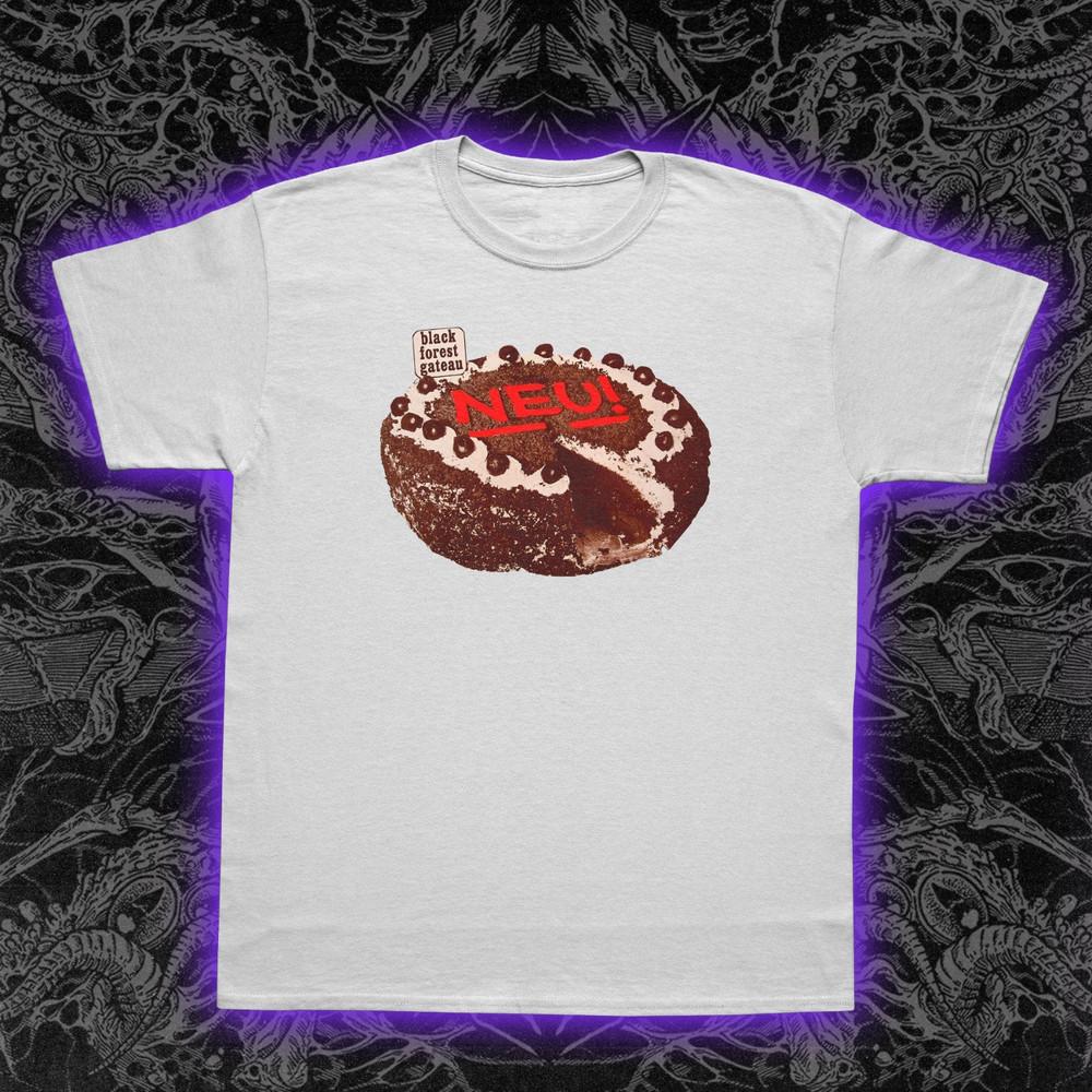 Neu! Black Forest Cake T-Shirt Krautrock Motorik Ambient Music Tee S-5XL Unisex T-Shirt XL