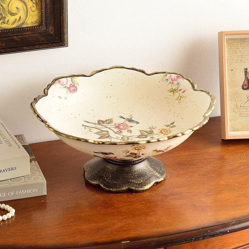 

Retro Ceramic Fruit Bowl Set for Living Room and Dining Table