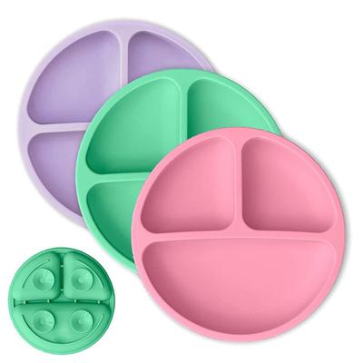 Retro dzieci talerz do karmienia silikonowa miska z przyssawką niemowlę niemowlę bezpieczny talerz do jadalni kreskówka uśmiech twarz naczynia dla dzieci zastawa stołowa