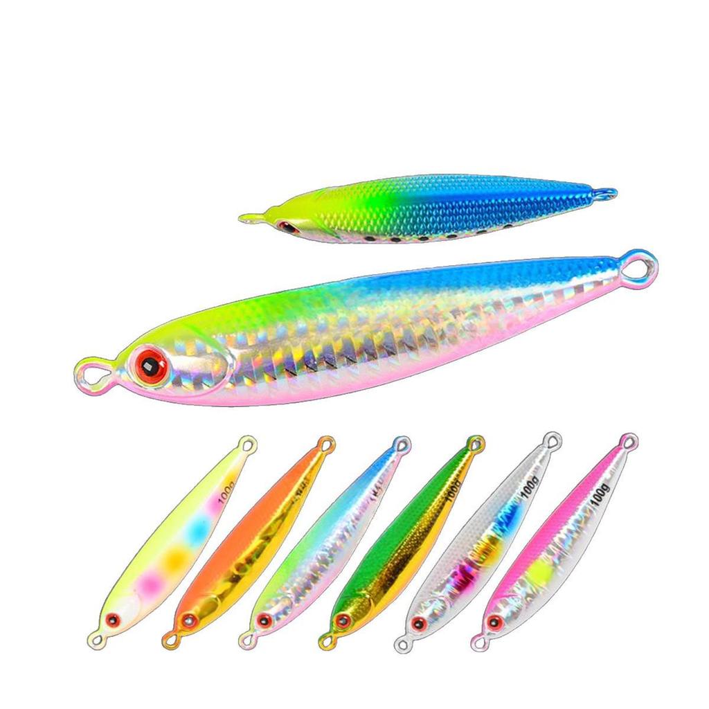 Mackerel Iron Plate Bionic Fishing Lure with Hook for Shore Casting and Sea Fishing