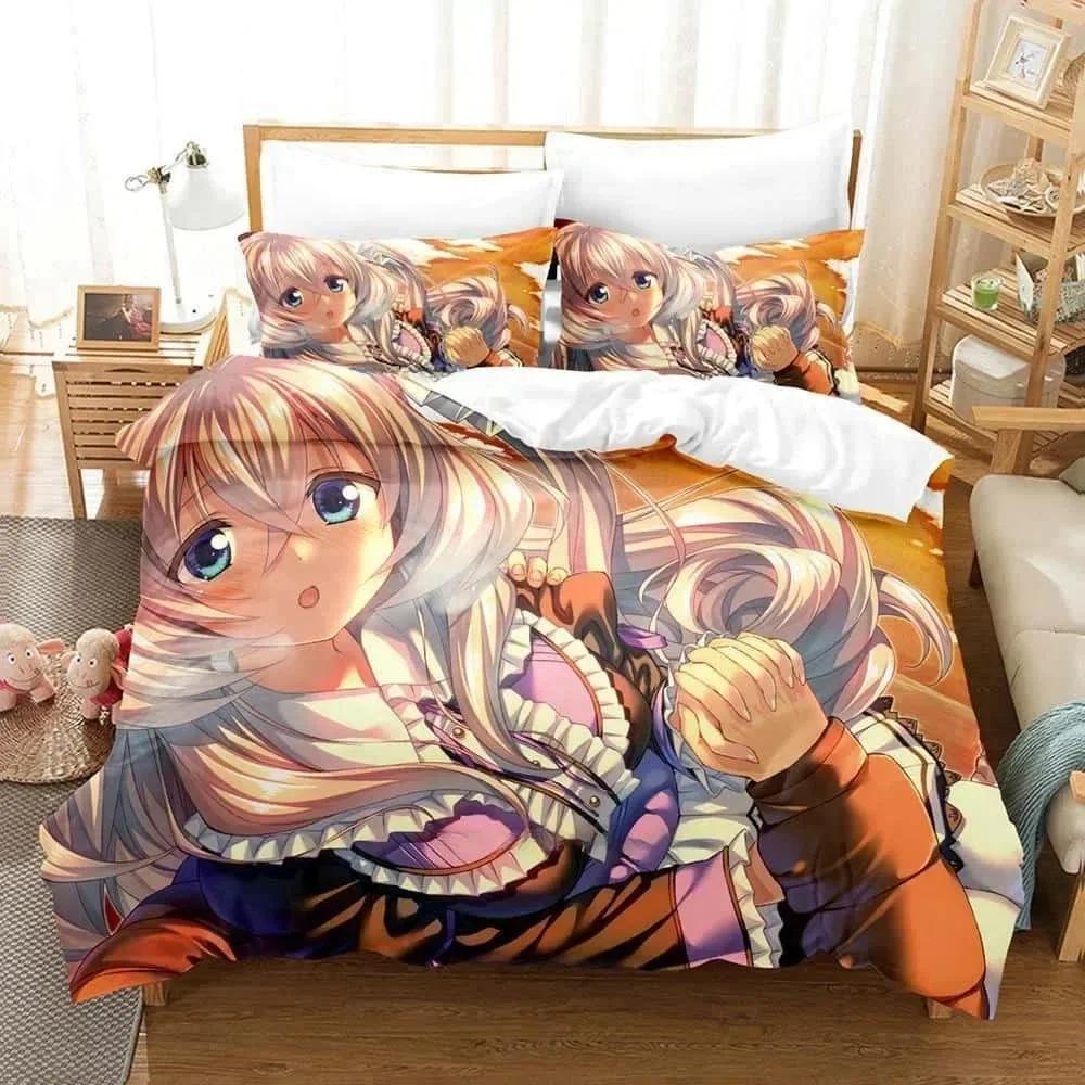 3D Print Anime Amakano Bedding Set Single Twin Full Queen King Size Bed Set Adult Kid Bedroom Duvet Cover Sets For Home Textiles