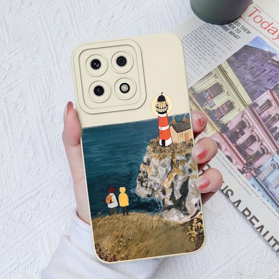 For Honor X8a X8b Cases Cute Dinosaur Leopard Print Liquid Silicone Protective Cover For Honor X8A Honor X8B 6.7 Inches Fundas