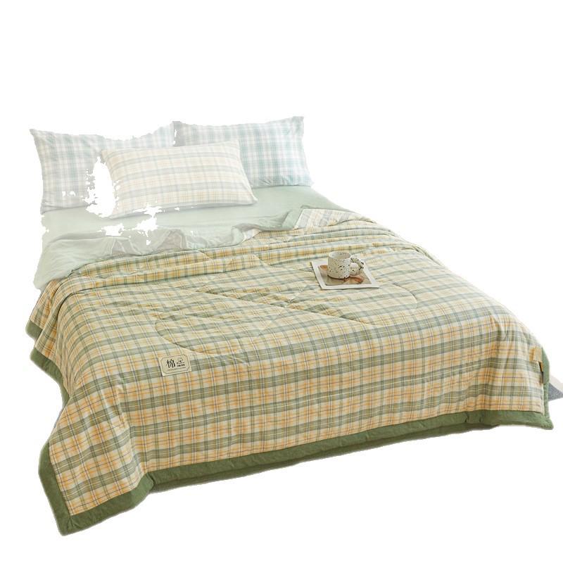 2026 MUJI Style Summer Quilt: Xinjiang Cotton Cool, Machine Washable, Ideal for Air Conditioning