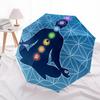 1pc Chakra Meditation Harmony Umbrella with Plastic Handle,Suitable for All Seasons Home Travel Outdoor UmbrellaDD548