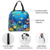 Underwater Coral Reef Fish Insulated Lunch Bag for Kids School Cooler Thermal Food Box Tote Portable Lunch Boxes Container