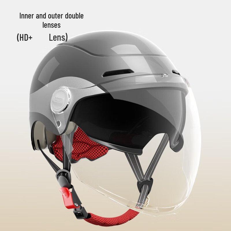 

Lishi Dual-Lens Motorcycle Helmet with Taillight