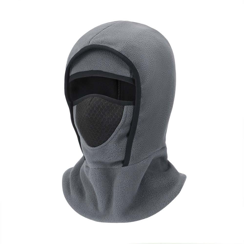 Fleece Lined Ski Face Mask Breathable Mesh Thermal Neck Warmer Winter Cycling Hat Winter Cycling