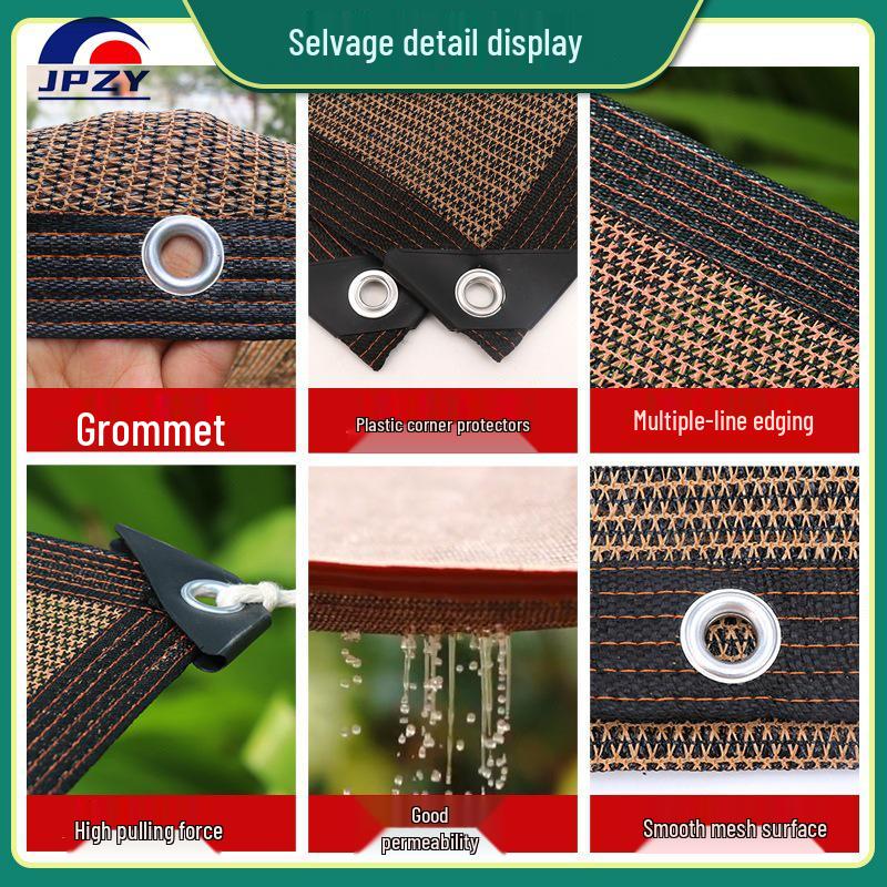 Thickened Outdoor Sun Protection & Wind Blocking Shade Net for Balcony & Flowers
